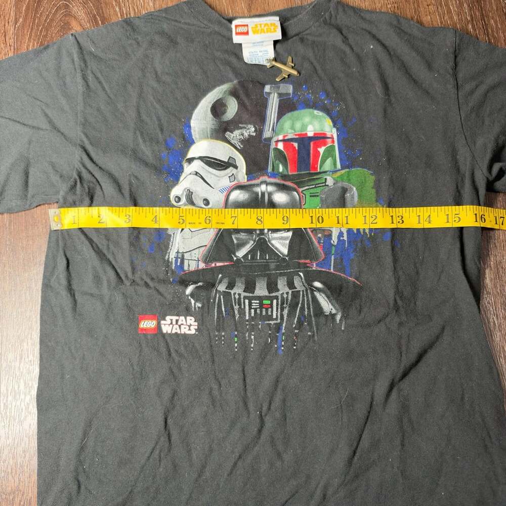 Vintage LEGO Star Wars Graphic T-Shirt Youth Size M Black